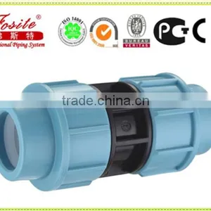 Professional Supply Germany Standard PN16 PP Compression Fittings Coupling Reducing Coupling for Irrigation thumbnail-2