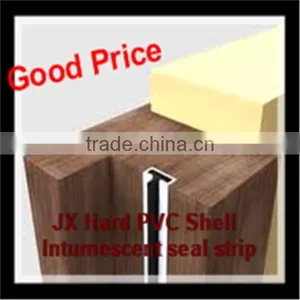 Graphite Based Hard Rubber Strip With Pvc Shell Fireproof Intumecsent Seal Strip With Adhesive thumbnail-2