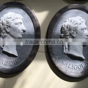 Modern Marble Human Head Relief Carving Sculpture thumbnail-2