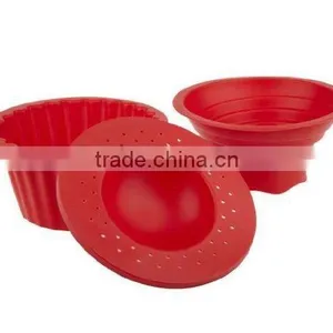 Cake Cups Helix Top Cream Cheese Cupcake Mold Liner 3D Spiral Top thumbnail-3