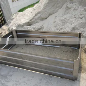 Wholesale Steel Galvanized Garden Raised Bed Vegetable Flower Planter Garden Fence thumbnail-3