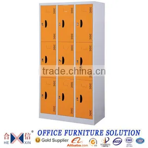 High Quality Steel Manufacturer 9-door Steel Vertical Luggage Locker thumbnail-1