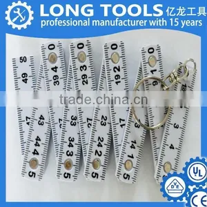 2m Metric Inch Plasticl Folding Ruler Use for Measuring thumbnail-1