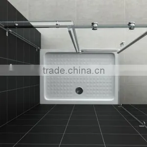 Aluminum Frame Shower Enclosures, Corner Glass Shower Enclosures thumbnail-3