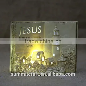 Book Shape Jesus Night Religious Products Light Christian Gift Items thumbnail-3