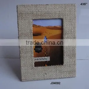 Plain Jute Photo Frame in Light Colour Available in All Photo Sizes and Partterns thumbnail-1