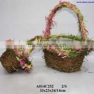 Art Supply Gift Basket With Flower thumbnail-1