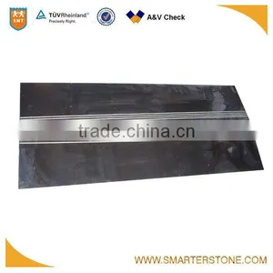 Absolute Black Basalt Step Polished Surface With 4 Grooves thumbnail-1