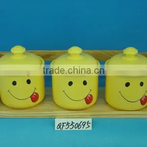 Sweet Smile Ceramic Sugar Jar thumbnail-1