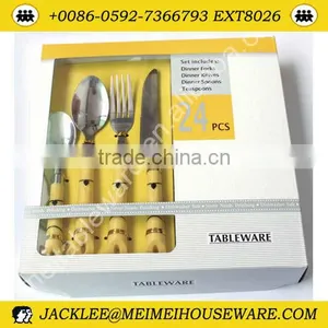 24pcs Cutlery Set,flatware Set,utensil Set thumbnail-1