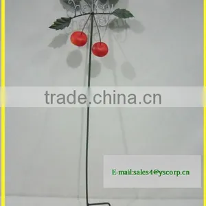 YS2015A218 Spring Fruit Series Peach Apple Pearl Watermelon Orange Wrought Iron Garden Stake thumbnail-5