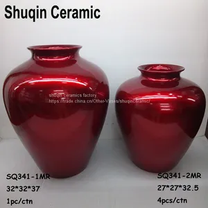 Round Vase Dolomite Vase Indoor Vase Table Vase Ceramic Vase for Home Decor thumbnail-4