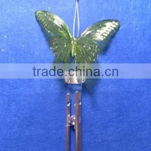 Acrylic Butterfly Metal Wind Chime Aeolian Bells Ornament thumbnail-3