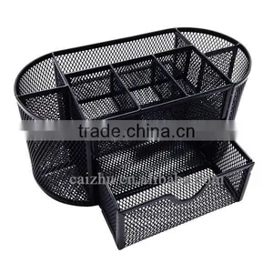 Wire Office Mesh Desk Collection Caddy thumbnail-1