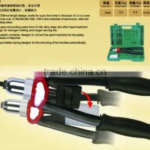 Double Handle Dual Riveter for Nut and Rivet Heavy Duty thumbnail-1