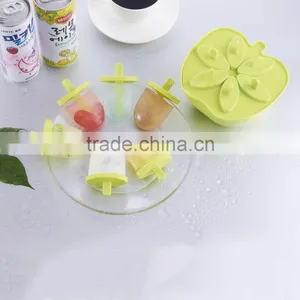 Cheap Wholesale Homemade Apple Shaped Plastic Ice Lolly Cream Mould thumbnail-3