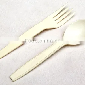 Bioplastic, Biodegradable, Disposable Fork and Spoon Cutlery thumbnail-1