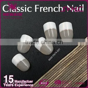 Fashion French Style Artificial Finger Nails for Nail Decoration thumbnail-6
