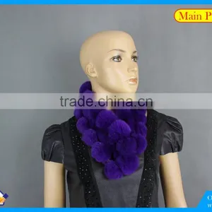 High Quality Knitted Rex-Rabbit Scarf thumbnail-3