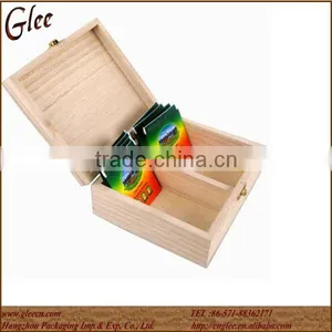 Fancy Empty Wholesale Wooden Tea Packaging Box thumbnail-1