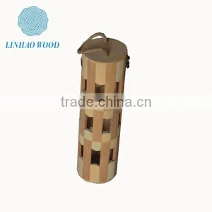 Present Packaging Wine Wooden Box With Handle thumbnail-4