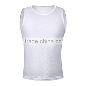 Custom White Dry Fit Running Singlet thumbnail-1