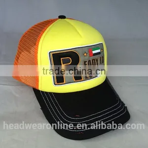 High Quanlity 5 Panel Trucker Caps and Hats With Flocking Embroidery thumbnail-3
