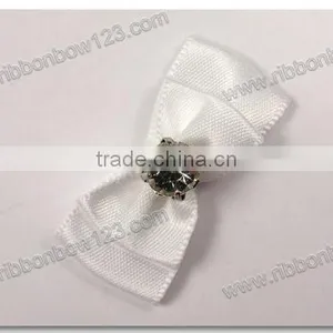 Kids Shoes Ribbon Bow Embrodery With Crystal Diamond thumbnail-1