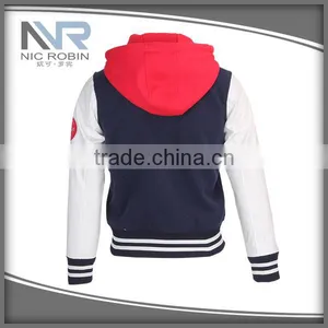 Fashionable Custom Logo No Zipper Hoodie Jacket For Men With Hood thumbnail-3