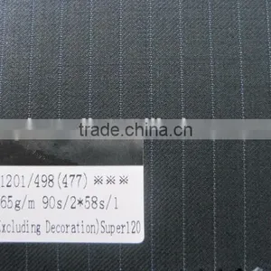 Super 120 Fabric Plaid 100% Wool for Men Suit thumbnail-1