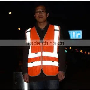 High Visible Reflective Vest , Custom Made Reflective Vest Factory thumbnail-2