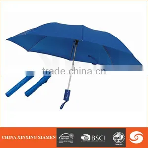 21inch 8ribs Polyester Material Cheap 2 Fold Umbrella for Outdoor thumbnail-1