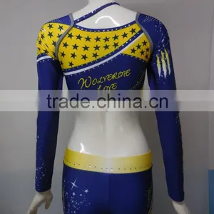 Latest Custom Cheerleading Uniforms, Cheerleading Shirt and Shorts thumbnail-3