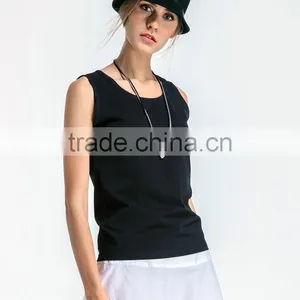 Custom Fancy Casual Loose Tank Tops Wholesale thumbnail-3