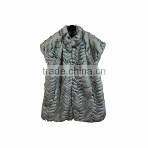 Long Mink Fur Coat Women Sleeveless Coats New Fashion Ladies Fur Jacket thumbnail-6