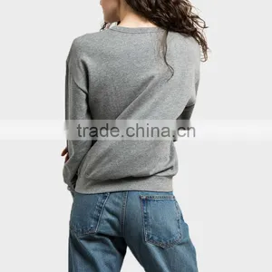 Women Wear Hoodies Long Sleeve Crew Neck Ladies Hoodies thumbnail-2
