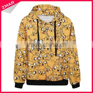 100% Polyester Cheap Wholesale 3D Sublimation Graphic Pullover Oversized Hoodie thumbnail-1