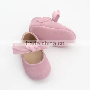 2017 Fashion Pink Color Shoes Soft Leather Baby Shoes Girls thumbnail-3