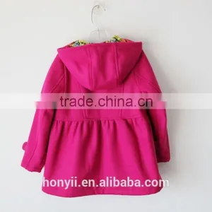 BABY KID CHILDREN'S HOODED WOOL JACKET thumbnail-2