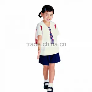 Juqian International Bulk School Uniforms Design With Pictures White Shirt and Shorts thumbnail-3