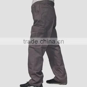 Juqian 2016 Custom Logo Cheap Mens Overall Industrial Multi-pocket Loose Fit Cargo Work Pants thumbnail-1