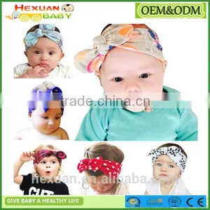 Fashionable Kids Printed Cross Baby Girls Hairband Children Hair Accessories thumbnail-1