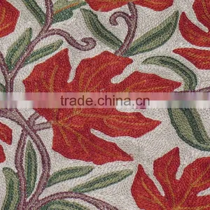 Embroidered Kashmir Pillow Decor Couch Accent Flower Decoration Cushion Cover thumbnail-3