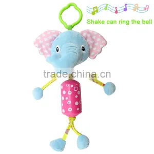 China Supplier Animal Bed Bell Pull String Musical Baby Plush Toy H168001 thumbnail-1