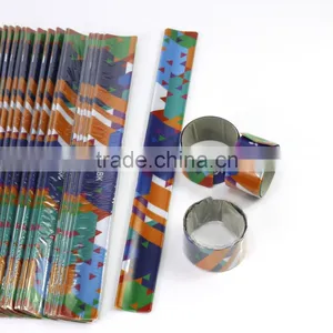 Customized Snap Band PVC Reflective Safety Slap Band thumbnail-5