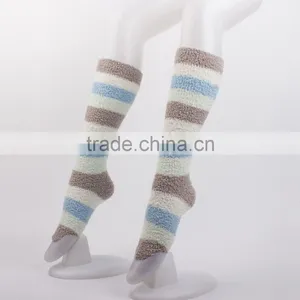 New Women Winter Women Ladies Soft Warm Fluffy Bed Socks Thickening Velvet Bow Thermal Cute Socks thumbnail-5