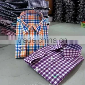 Classic Fashion Design Men's Casual Check Shirt thumbnail-1