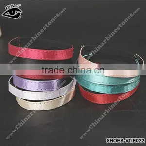 10 Colors Satin Shoe Lace Elastic Shoe Straps for High Heels thumbnail-1