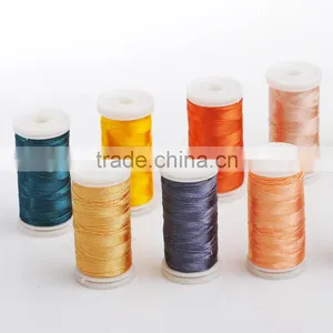 Wholesale High Quality 100% Polyester Filament Embroidery Bobbin Threads thumbnail-1