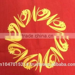 Gold Mettalic Printed Wedding Table Runner thumbnail-2